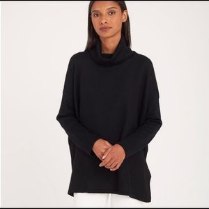 Cuyana baby alpaca oversized turtleneck sweater